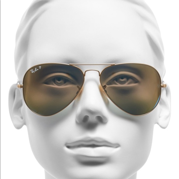 Blue Mirrored Polarized Ray-Bans